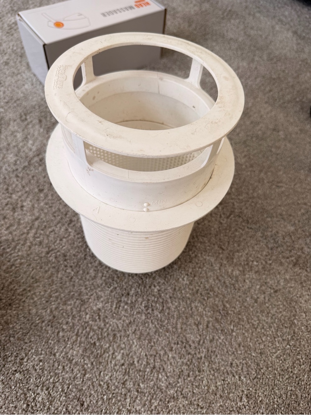 Pool Skimmer Vortex White Plastic Drain Strainer Insert